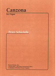 Canzona Organ sheet music cover